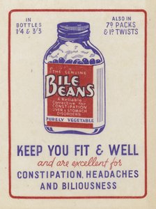 Werbung für Bile Beans von English School
