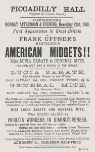 Werbung für Frank Uffners Amerikanische Zwerge von English School