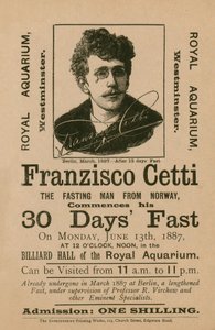 Werbung für Franzisco Cetti von English School