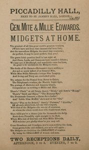 Werbung für General Mite und Millie Edwards von English School