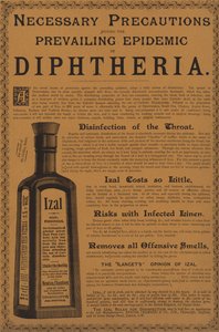 Werbung für Izal Antiseptikum von English School