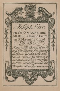 Werbung für Joseph Cox von English School