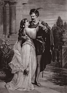 Werbung für Romeo und Julia im Opernhaus