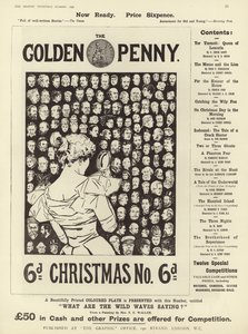 Werbung für The Golden Penny Christmas Number von English School