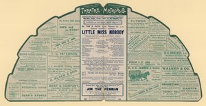Werbeblatt für das Theatre Metropole, Peckham, London von English School