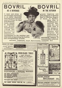 Werbeseite aus The Graphic Christmas Number 1896 von English School