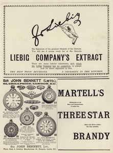 Werbeseite aus The Graphic Christmas Number 1897 von English School