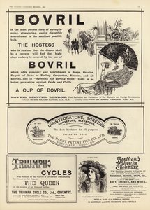 Werbeseite aus The Graphic Christmas Number 1897 von English School
