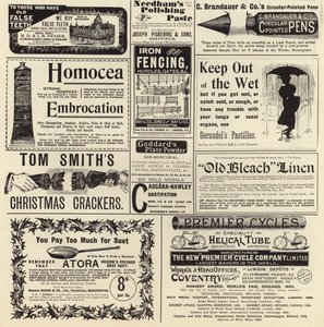 Werbung aus The Graphic Christmas Number 1897 von English School