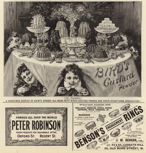 Werbung aus The Graphic Christmas Number 1897 von English School