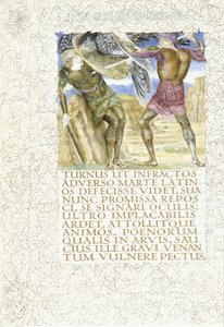 Aeneas tötet Turnus, 1874-ca. 1919 von English School