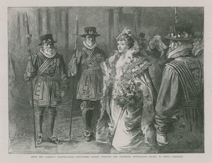 Nach dem Empfang Ihrer Majestät von English School