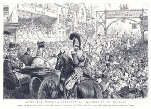 Nach der Hochzeit, 10. Februar 1840, Fahrt nach Windsor von English School