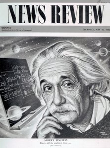 Albert Einstein auf dem Cover von 