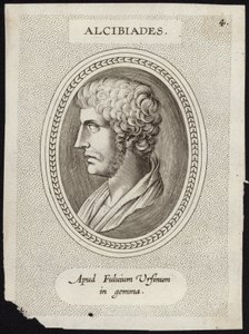 Alkibiades, ein prominenter athenischer Staatsmann von English School
