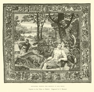 Alexander überquert den Granicus in Kleinasien von English School