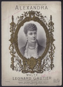 Alexandra, ein Walzer von Leonard Gautier (Farblitho) von English School