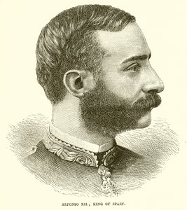Alfonso XII., König von Spanien von English School