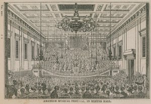 Amateur-Musikfestival in der Exeter Hall von English School