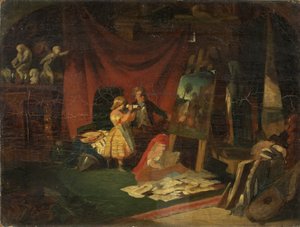 Ein Künstleratelier von English School