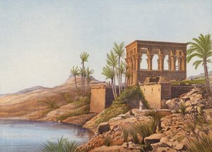 Ein ägyptischer Tempel am Nil, Philae von English School