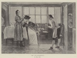 Eine Entführung (Lithografie) von English School
