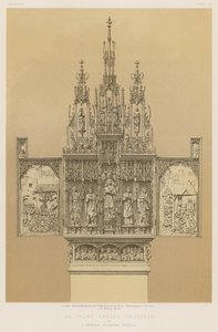 Ein geschnitztes Elfenbein-Triptychon von T Gremser, Augsburg, Bayern von English School