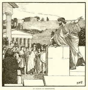 Eine Rede des Demosthenes