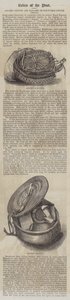 Alter Skippet und Hanaper im Public Record Office (Gravur) von English School