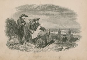 Anderson liest die Nachrichten von der Schlacht am Nil; Illustration aus Poor Jack von Frederick Marryat von English School