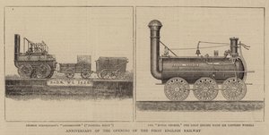 Jahrestag der Eröffnung der ersten englischen Eisenbahn von English School
