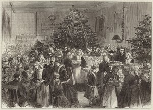 Jährliche Unterhaltung und Preisverleihung vom Weihnachtsbaum im University College Hospital