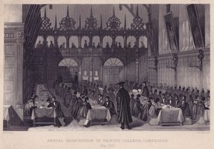 Jährliche Prüfung am Trinity College, Cambridge, Mai 1842 von English School