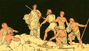 Antigone und der Körper von Polynices von English School