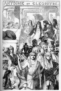 Antonius und Kleopatra - Illustration in „Gesammelte Werke von William Shakespeare“ 1866 - Die Illustrationen und die allgemeine Form dieser Ausgabe sind von Cassell