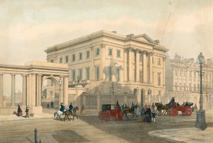 Apsley House und Eingang zu Hyde Park Corner, Piccadilly, London von English School