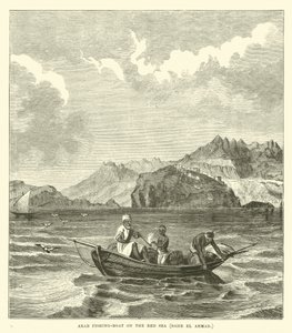 Arabisches Fischerboot am Roten Meer, Bahr el Ahmar von English School