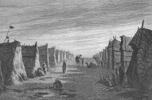 Arabisches Dorf in der Nähe von Port Said von English School