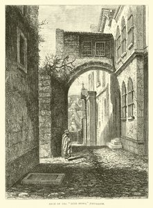 Bogen des Ecce Homo, Jerusalem von English School