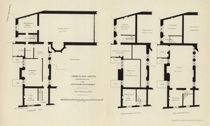 Architektonische Pläne von Crosby Place von English School