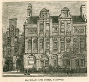 Architektur der London School Board: Blackheath Road School, Greenwich, London von English School