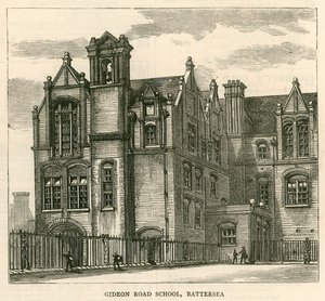 Architektur der London School Board: Gideon Road School, Battersea, London