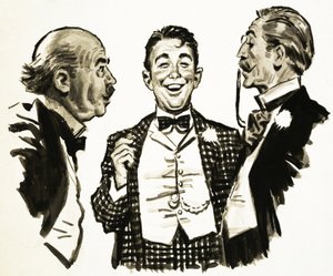 Arnold Bennett: eine Szene aus The Card von English School