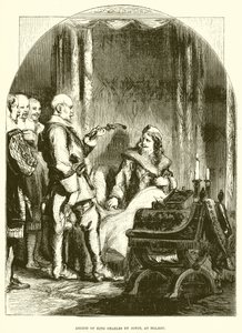 Verhaftung von König Charles durch Joyce in Holmby von English School