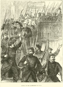 Verhaftung des Erzbischofs von Paris, März 1871 von English School