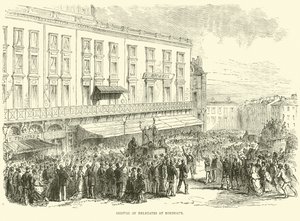 Ankunft der Delegierten in Bordeaux, Dezember 1870 von English School