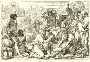 Ankunft von Salomons Flotte