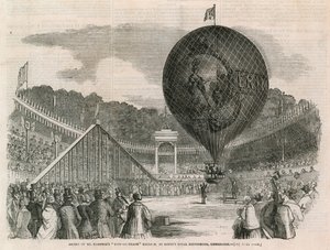Aufstieg von Mr. Hamptons Erin-go-nragh Ballon, im Battys Royal Hippodrome, Kensington von English School