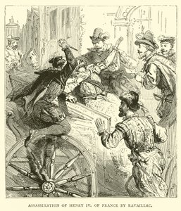 Ermordung von Heinrich IV. von Frankreich durch Ravaillac von English School