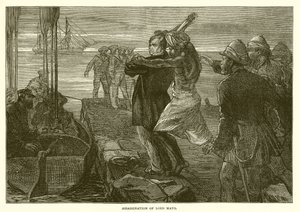 Ermordung von Lord Mayo (1872) von English School